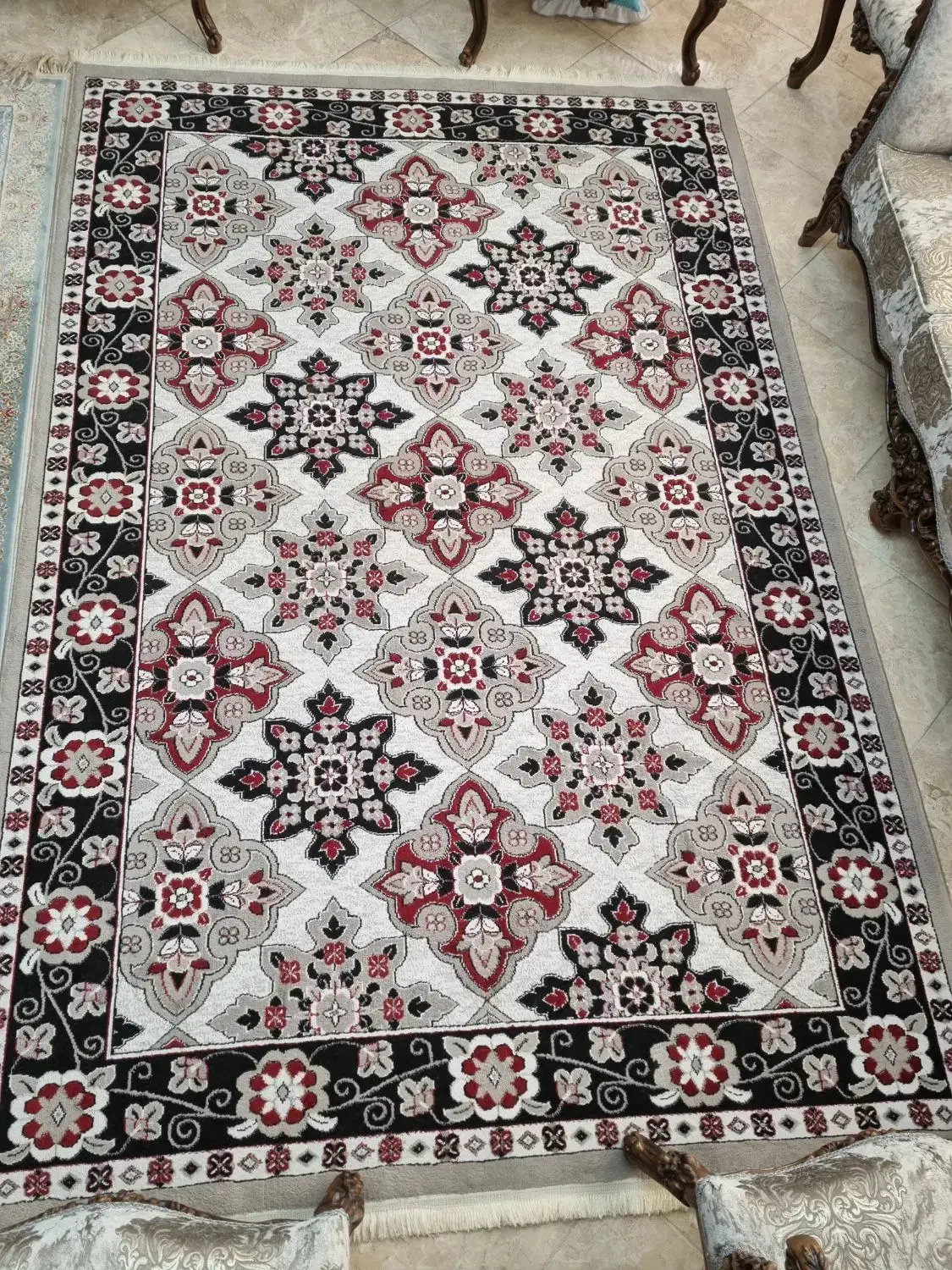 دو مدل فرش فانتزی ۶متری.گلیم فرش یک در یک ونیم|فرش|محمدشهر, محمدشهر|دیوار