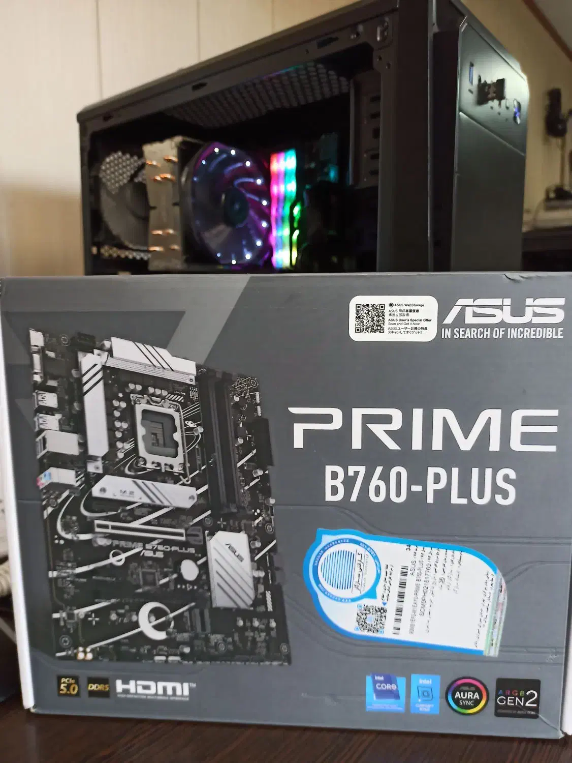 مادربوردASUS PRIME B760-PLUS D5|قطعات و لوازم جانبی رایانه|سنندج, |دیوار