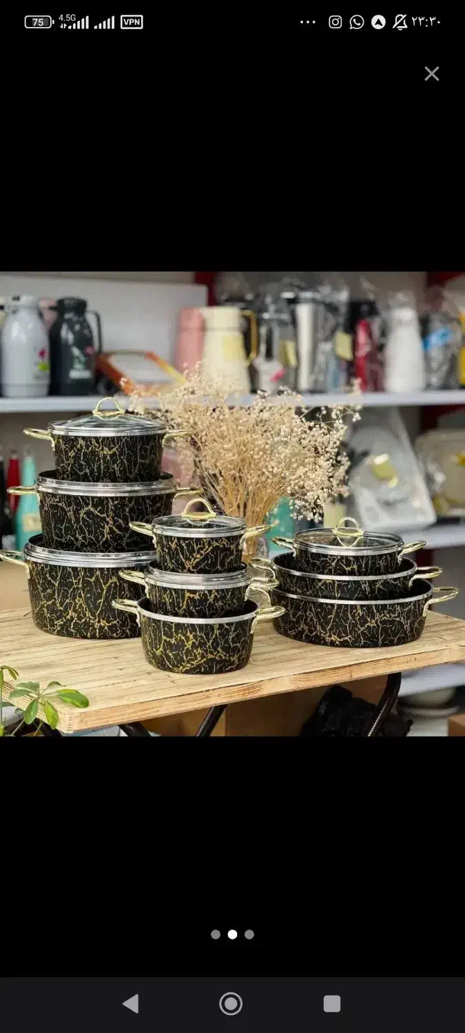 قابلمه چدن گرانیت ۱۵پارچه|ظروف پختوپز|تهران, هفده شهریور|دیوار