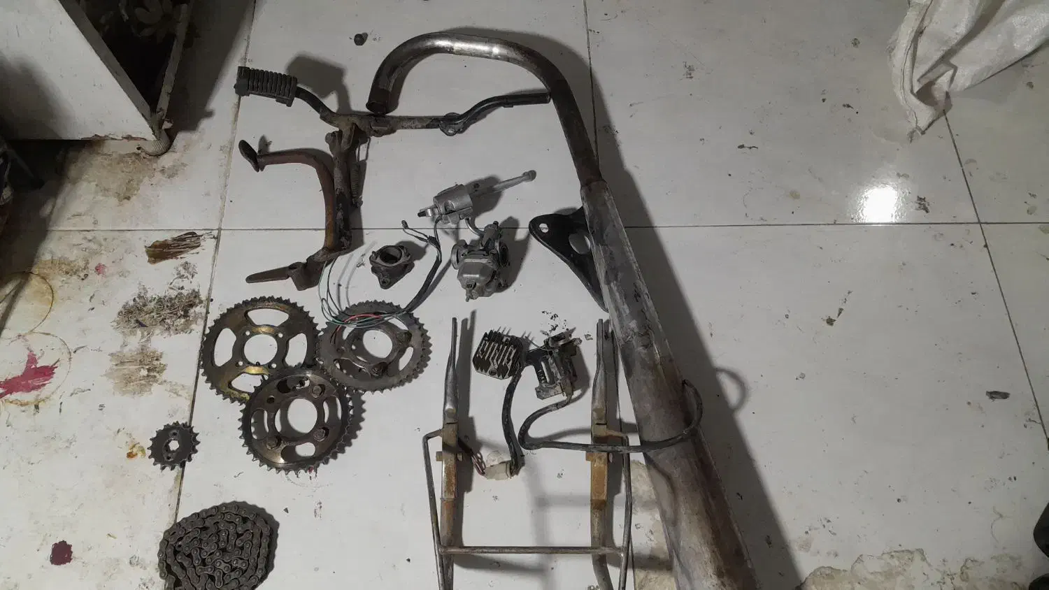 وسایل موتور درحد آک|قطعات یدکی و لوازم جانبی|اهواز, ملاشیه|دیوار