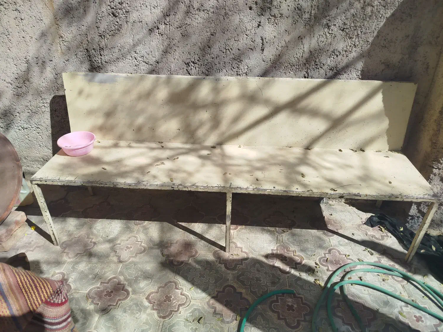 نیمکت آهنی ۳عدد بزرگ|صندلی و نیمکت|کرمان, |دیوار