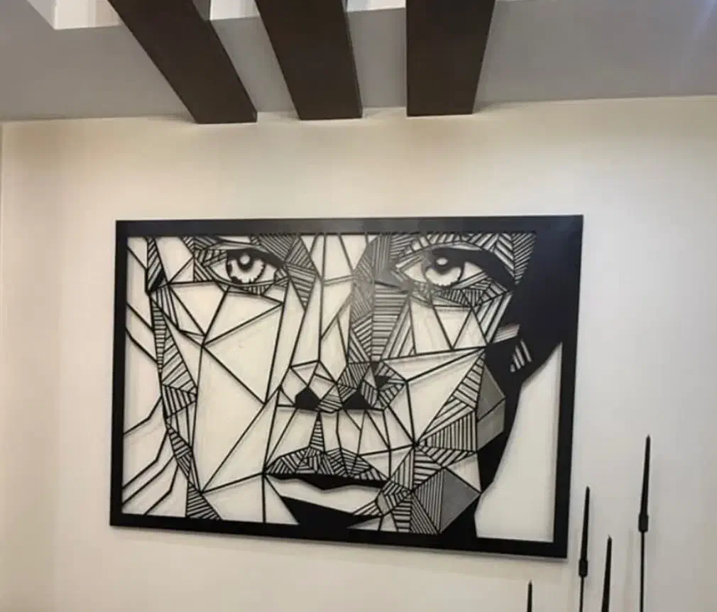 تابلوفلزی چهره|تابلو، نقاشی، عکس|گنبد کاووس, |دیوار