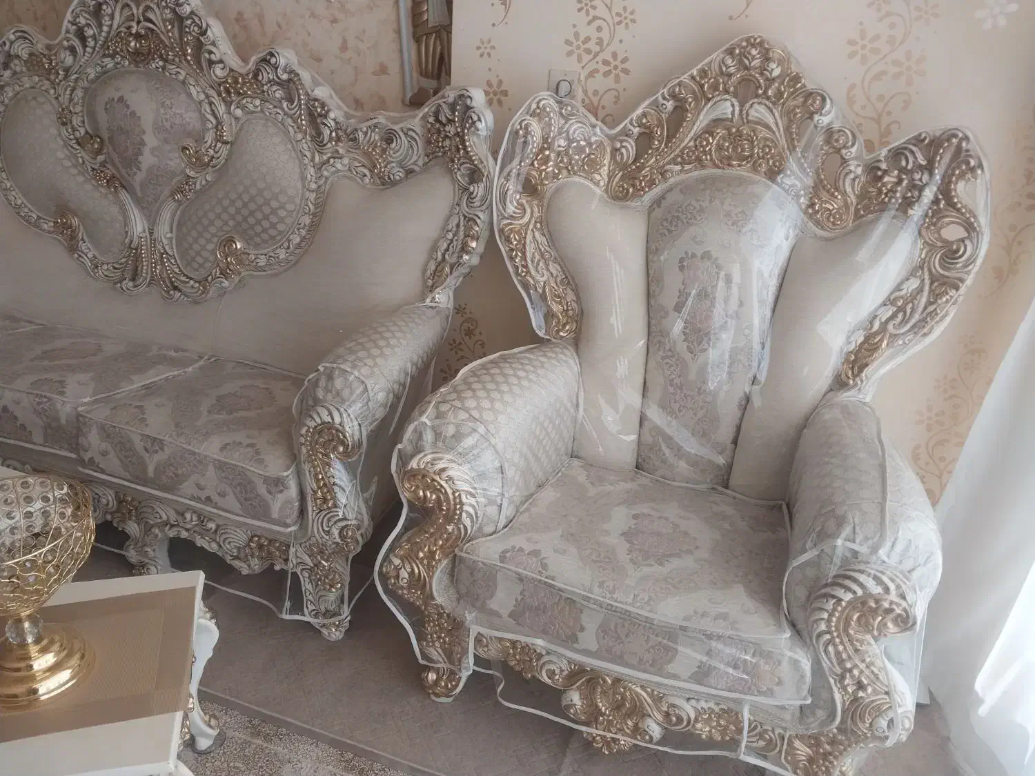 مبل سلطنطی ریزنگ|مبلمان خانگی و میز عسلی|دهج, |دیوار