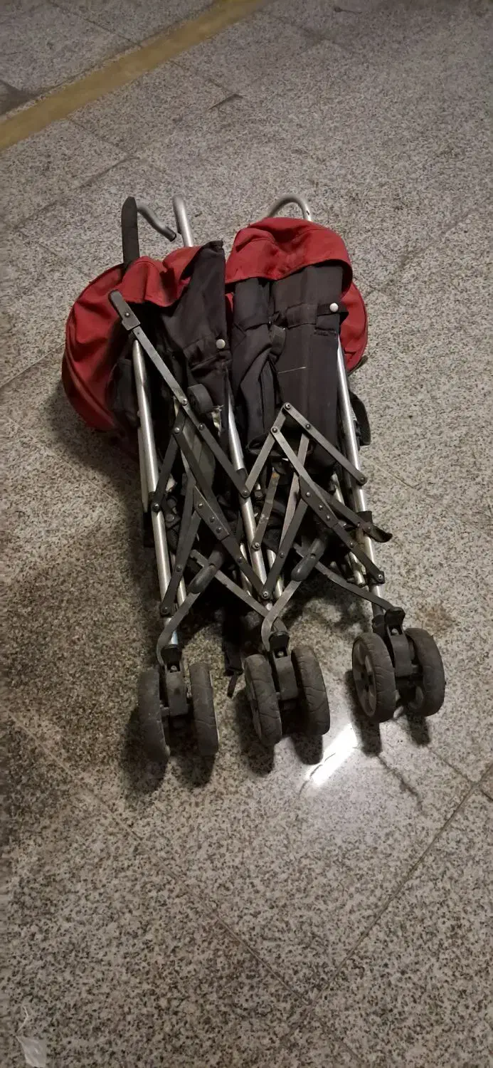 کالسکه عصایی دوقلو مارک پریناتال ایتالیا|کالسکه و لوازم جانبی|تهران, استخر|دیوار