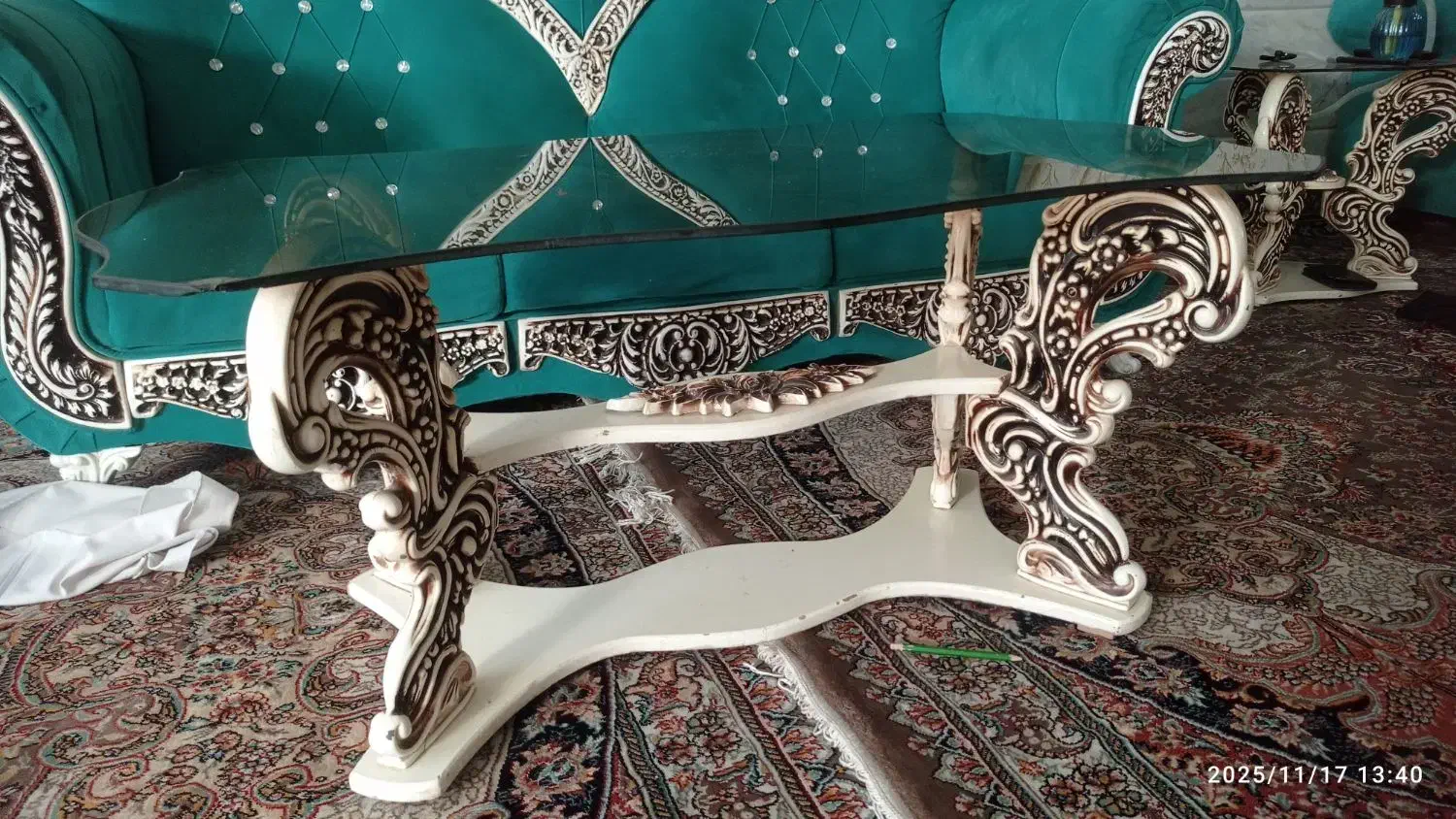 جلو مبلی سالم ۳تاش باهم|مبلمان خانگی و میز عسلی|سبزوار, جهاد کشاورزی|دیوار