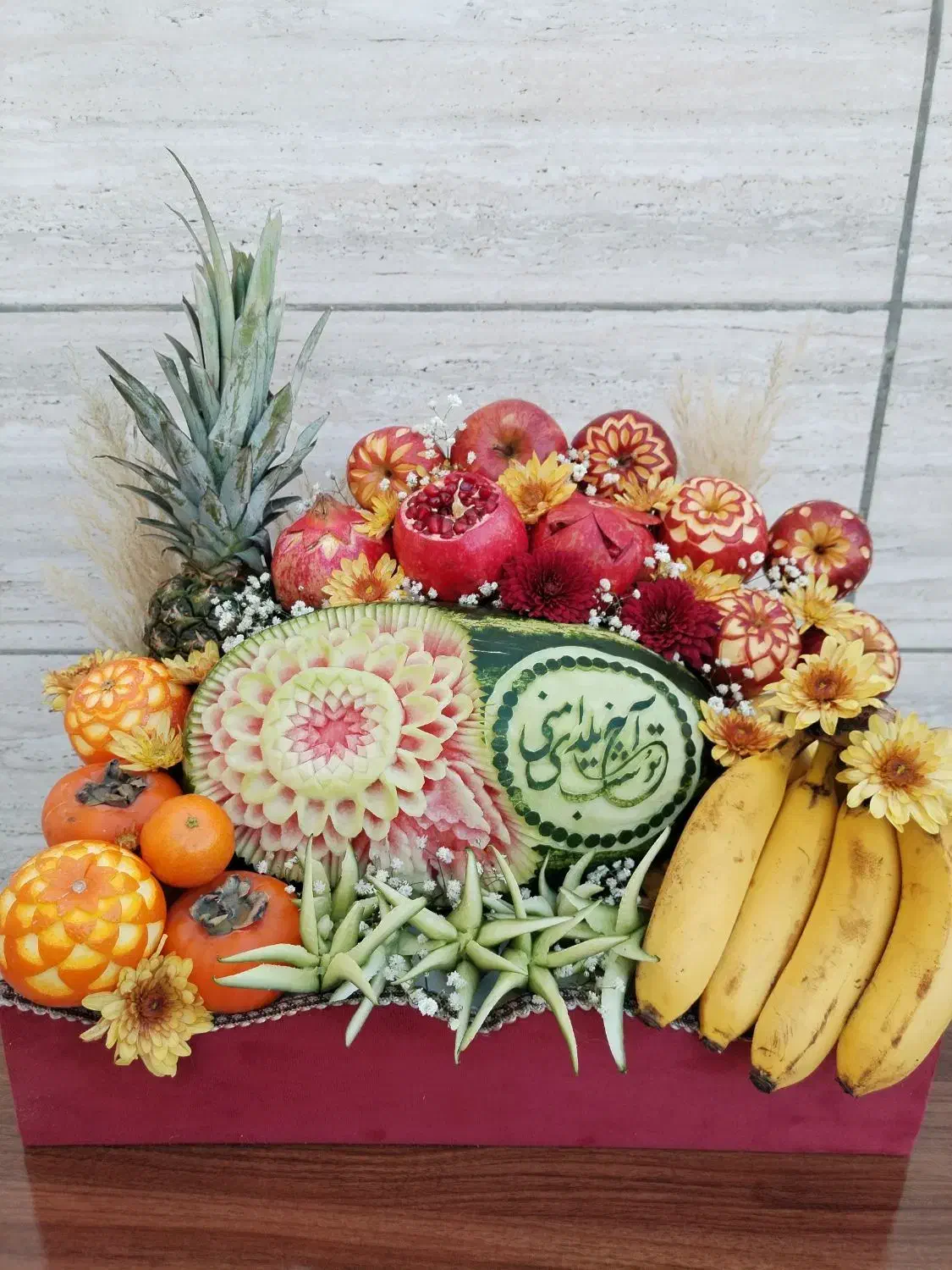 تزئین میوه و هندوانه|صنایع دستی و سایر لوازم تزئینی|خواف, |دیوار