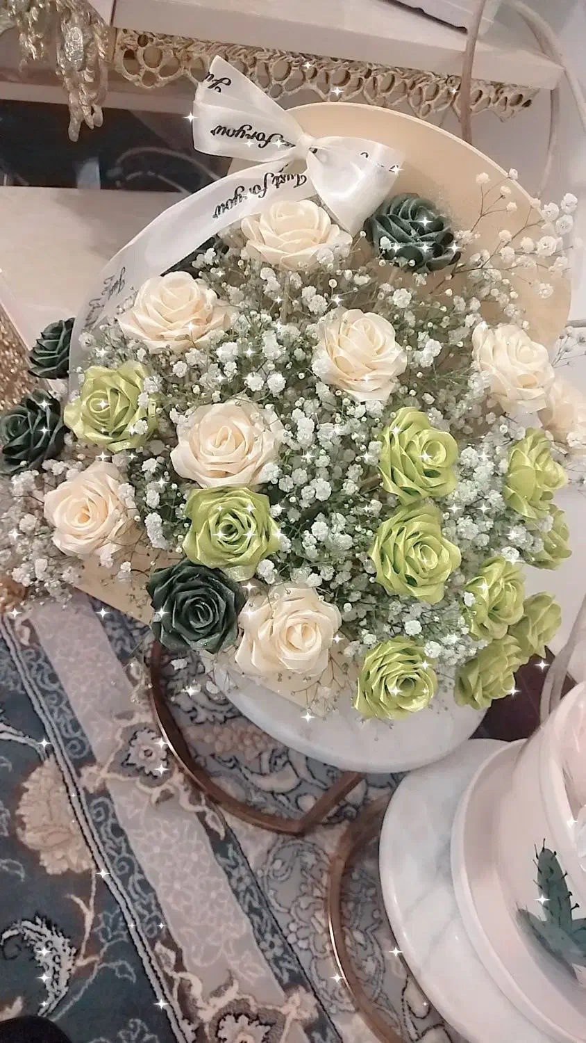 گل  روبانی|گل مصنوعی|الشتر, |دیوار