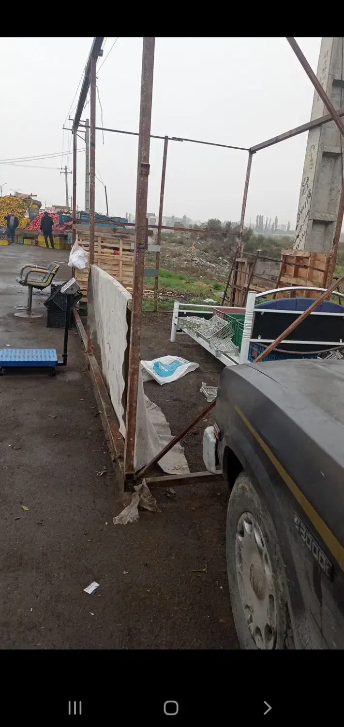 چهار ستون اهن دکه ای|مصالح و تجهیزات ساختمان|پارسآباد, |دیوار