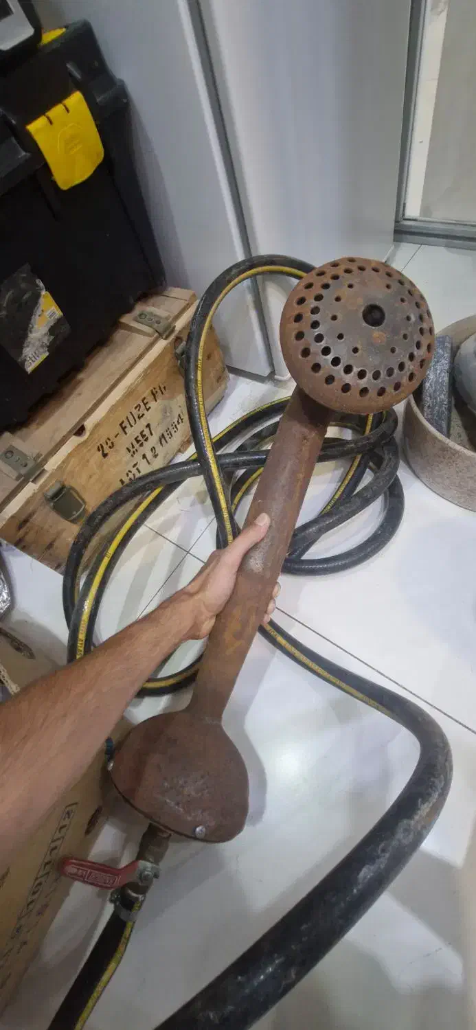 مشعل گازی همراه با ۵متر شلنگ نخ‌دار|ماشین‌آلات صنعتی|تهران, گلستان (شهرک راه آهن)|دیوار
