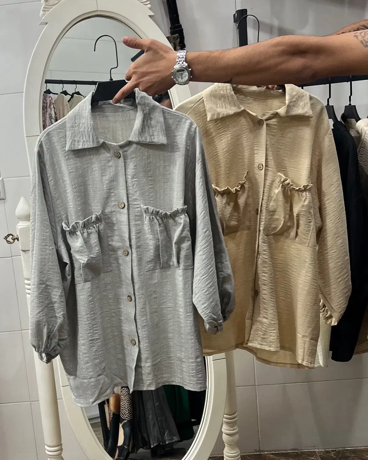 شومیز مانتویی پاییزه حرج|لباس|خوی, |دیوار