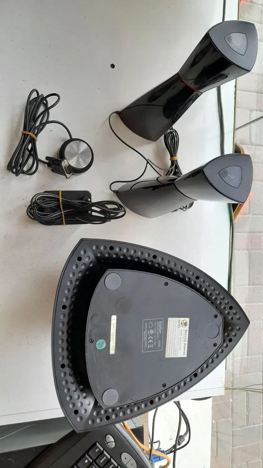 اسپیکر حرفه ای ادیفایر e3300 سیمی فقط aux|سیستم صوتی خانگی|بوشهر, |دیوار