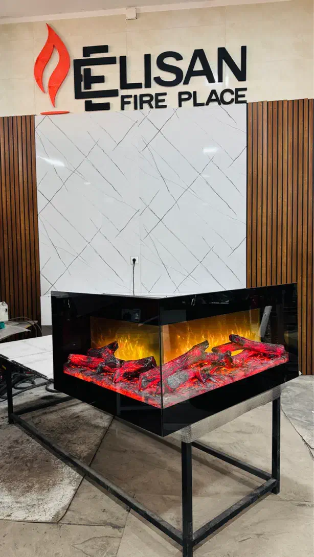 شومینه برقی /باصدا هیزم مدل۱۷۱۵|بخاری، هیتر، شومینه|کازرون, |دیوار