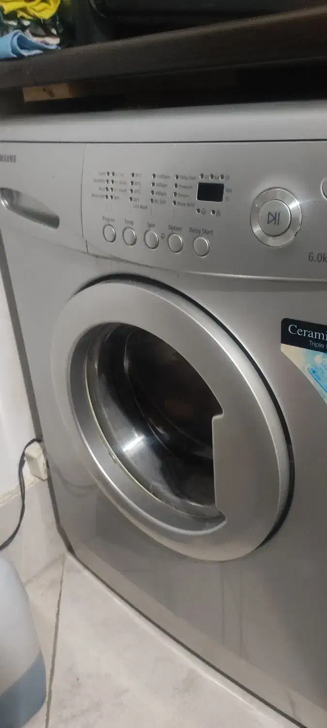 لباسشویی تمام اوتومات ۶ کیلویی سامسونگ کاملا سالم|ماشین لباسشویی و خشک‌کن لباس|مشهد, نوید|دیوار