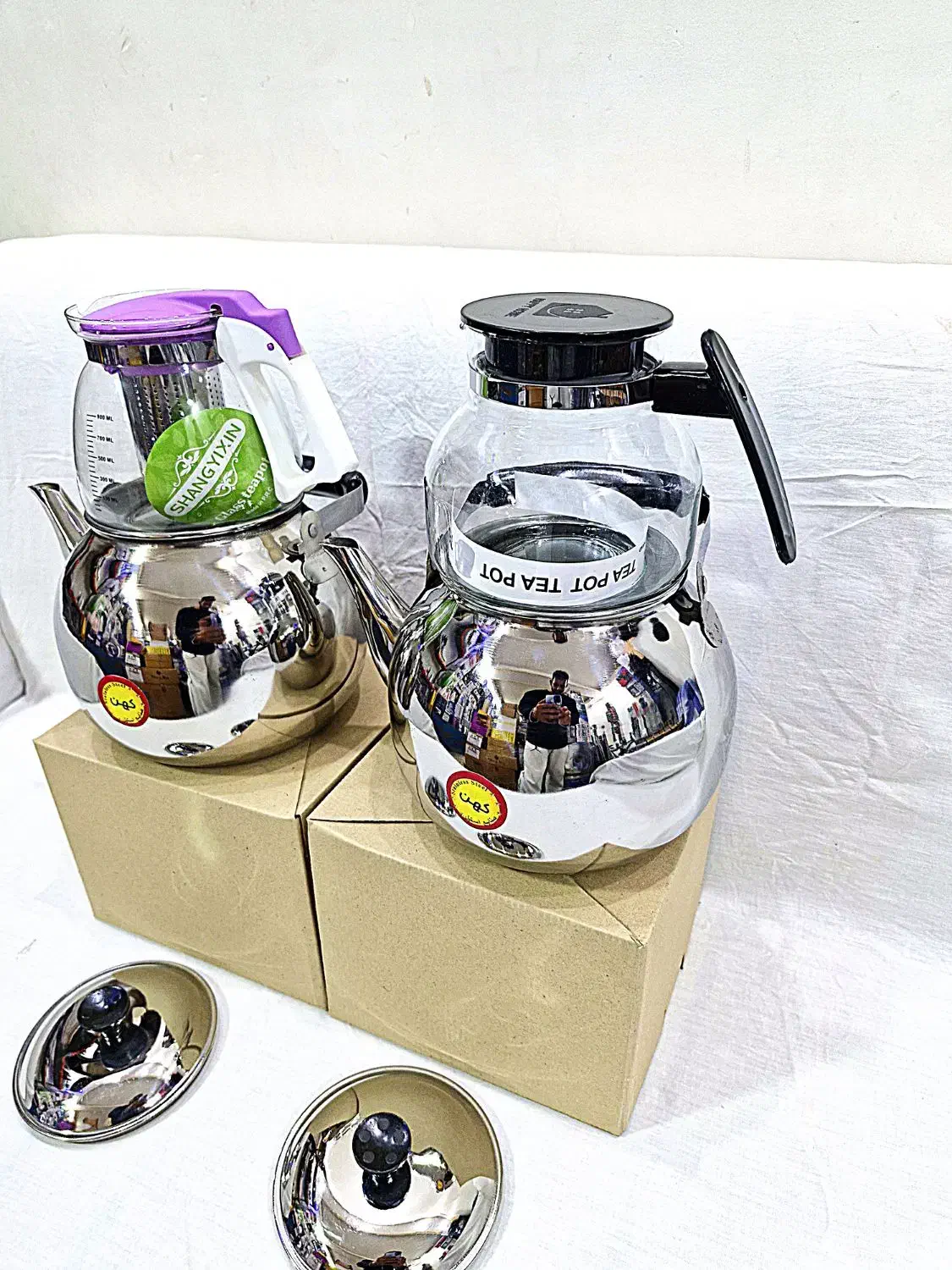 کتری قوری استیل 4لیتری|قوری، کتری، قهوه‌ساز دستی|اهواز, بیست متری شهرداری|دیوار