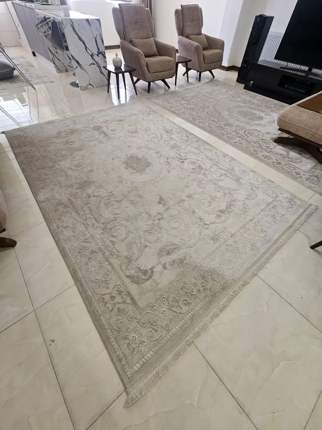 فرش|فرش|آبیک, |دیوار