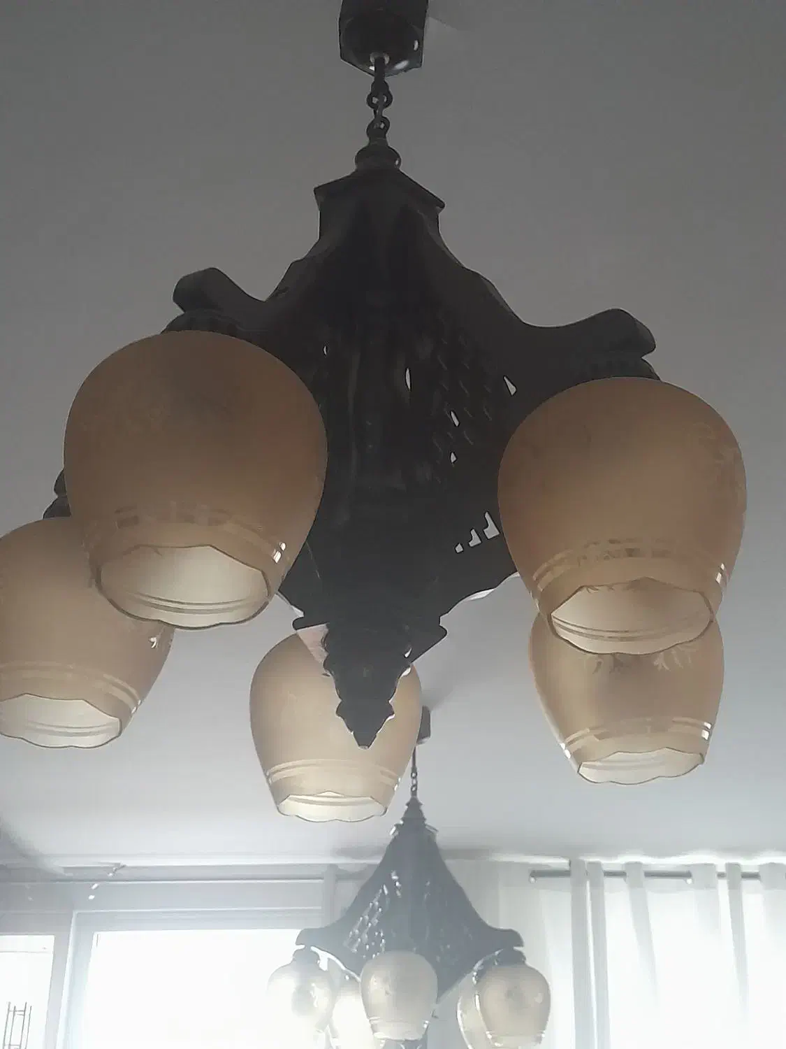 لوستر|لوستر و چراغ آویز|کرمان, |دیوار