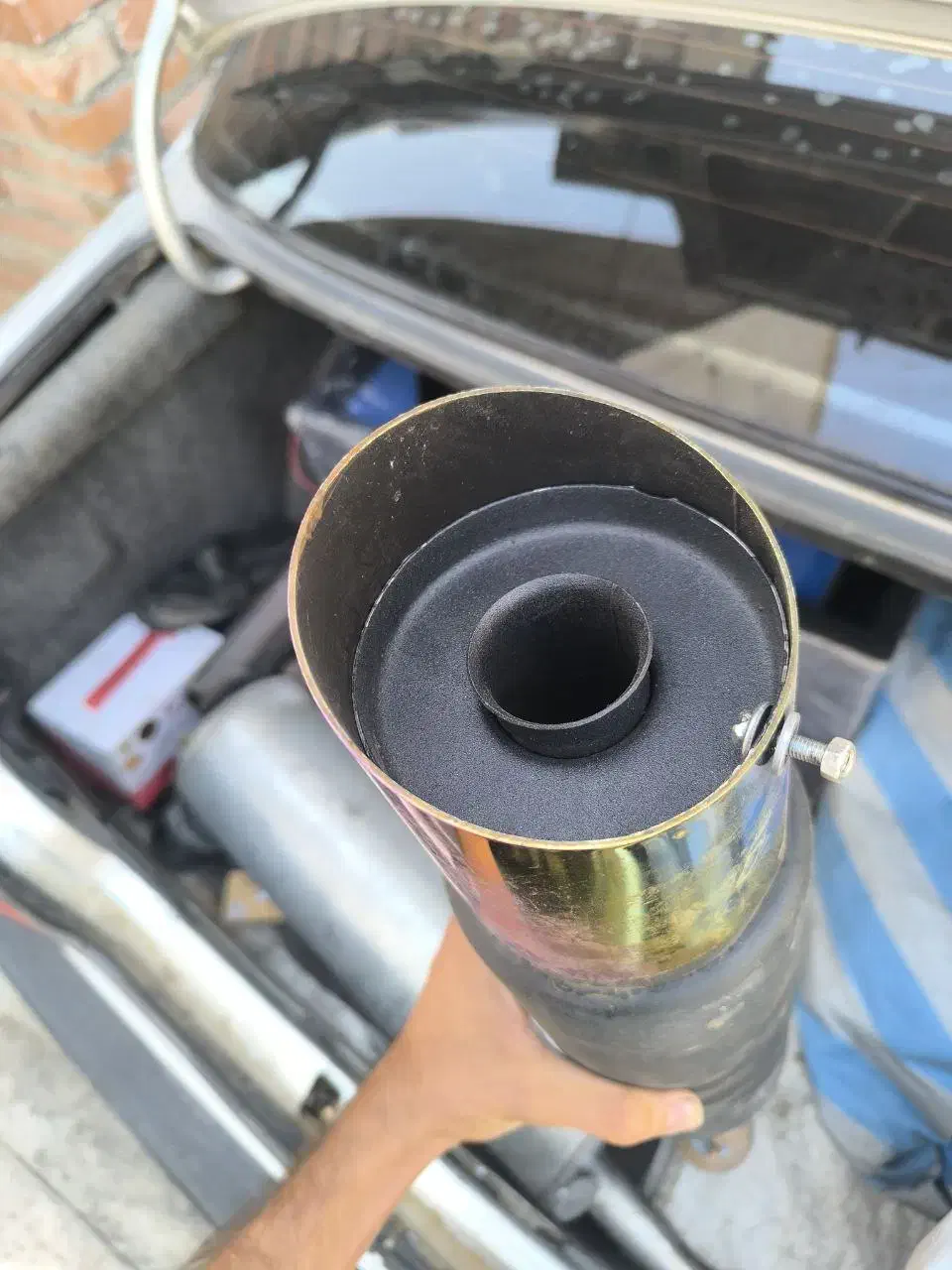 منبع اگزوز 703 js|قطعات یدکی و لوازم جانبی|قرچک, زیبا شهر|دیوار