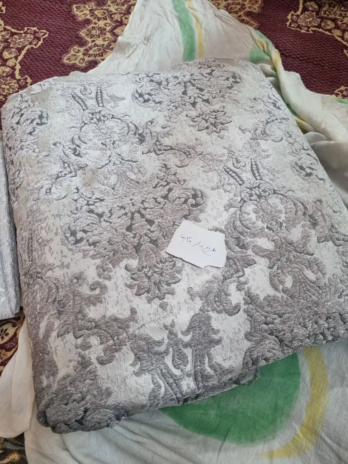 پارچه رومبلی مخمل برجسته تُرک|لوازم خیاطی و بافتنی|ساری, |دیوار