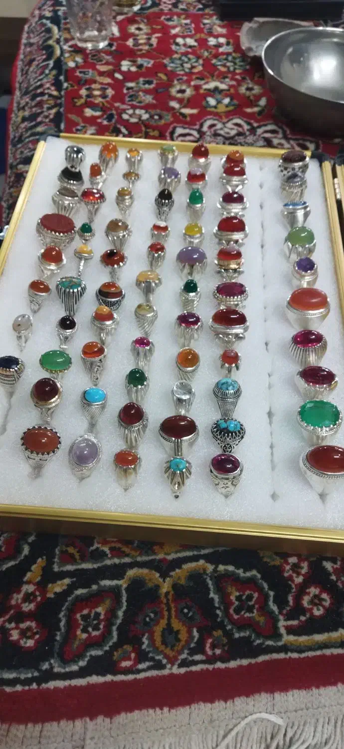 انگشتر دست ساز نقره عیار بالا|جواهرات|مراغه, |دیوار