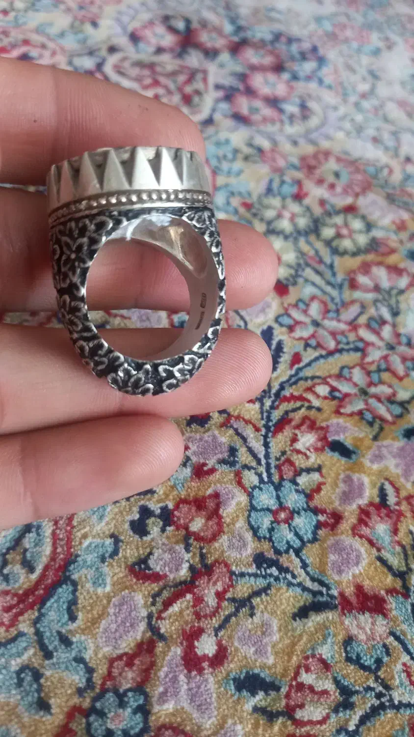 انگشتر الماس زمرد فیروزه یاقوت لعل گارنت|جواهرات|کرمان, |دیوار