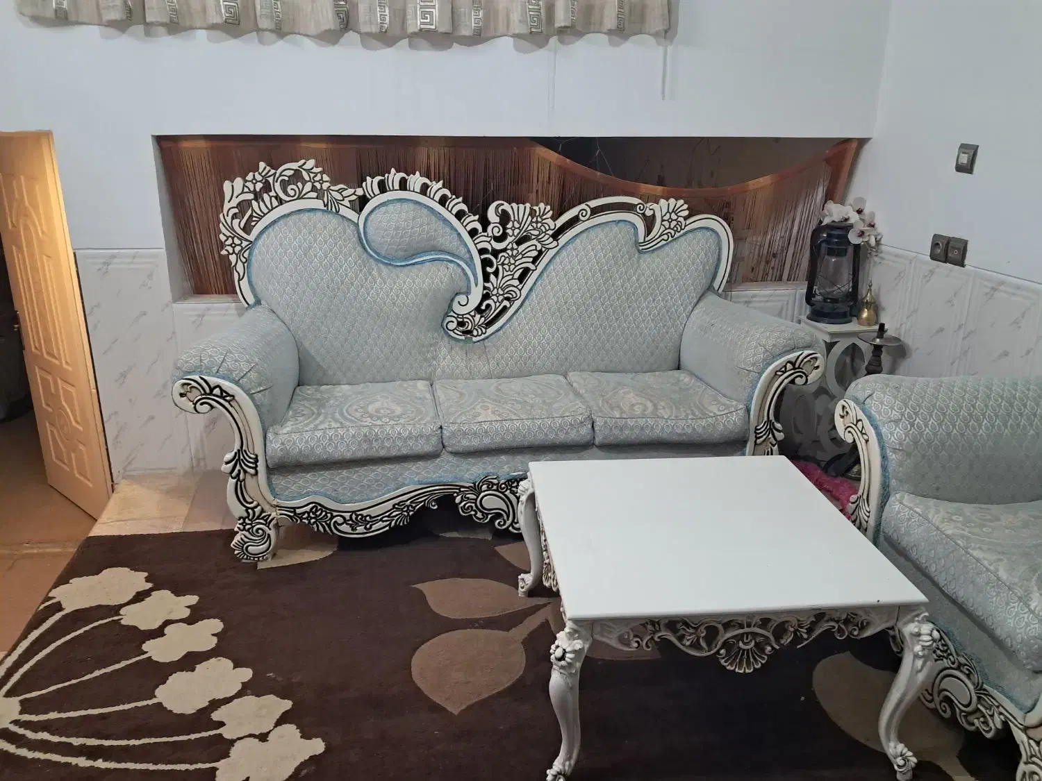 فروش مبلمان نیم سلطنتی ۷ نفره|مبلمان خانگی و میز عسلی|یزد, |دیوار