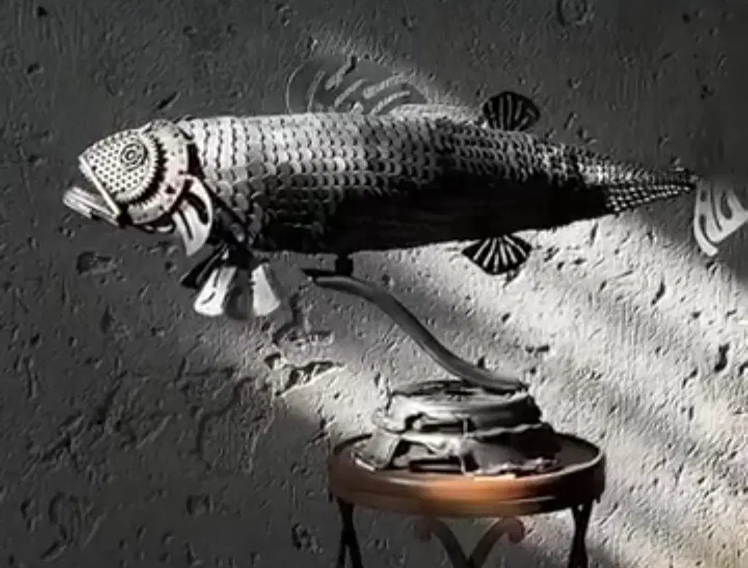 ماهی دکوری بزرگ|مجسمه، تندیس، ماکت|بومهن, |دیوار