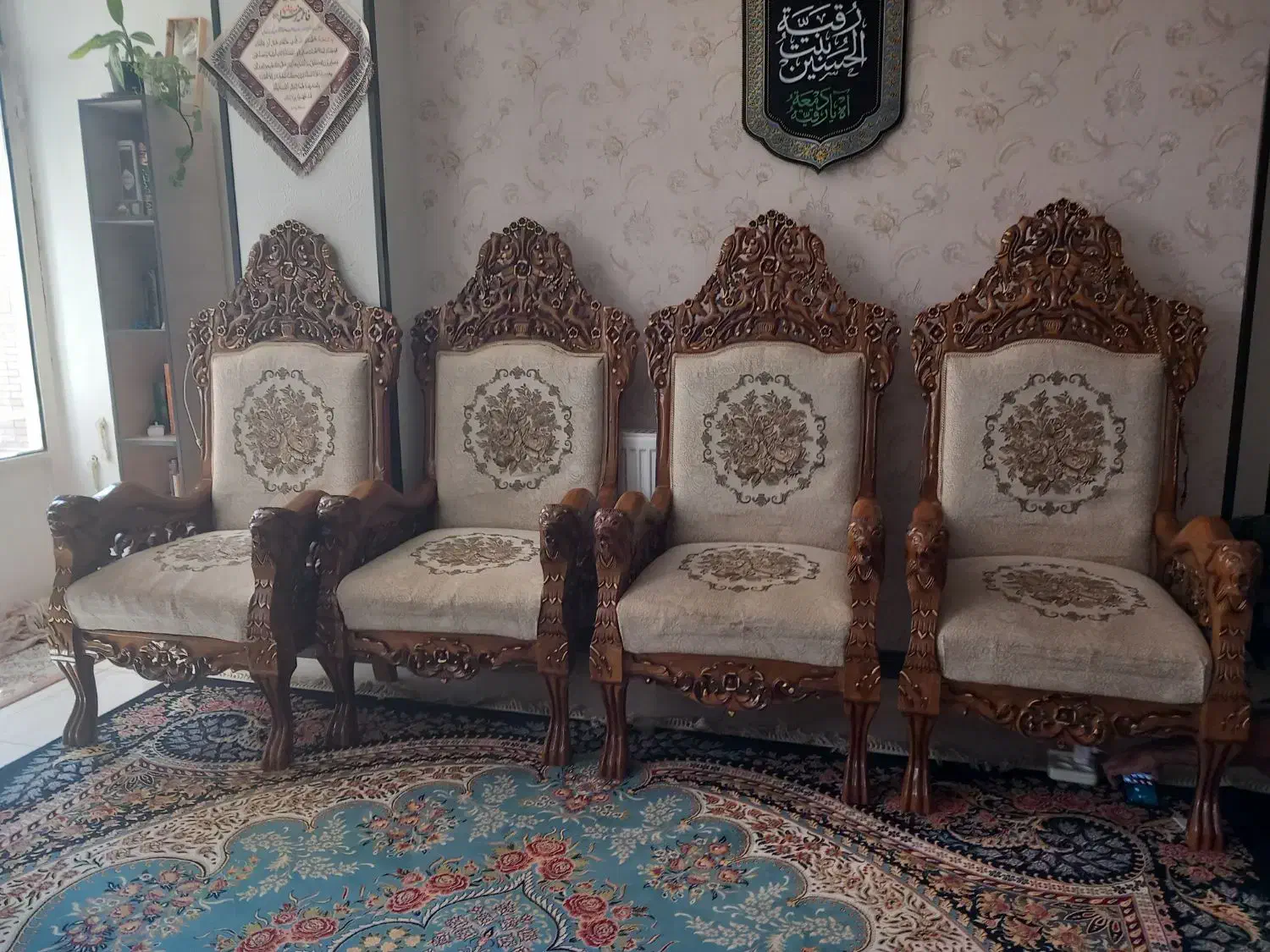 مبلمان سلطنتی لباسشویی بوش آلمان ۴ کیلو با خشک ا|مبلمان خانگی و میز عسلی|شاهین‌شهر, گرگاب|دیوار