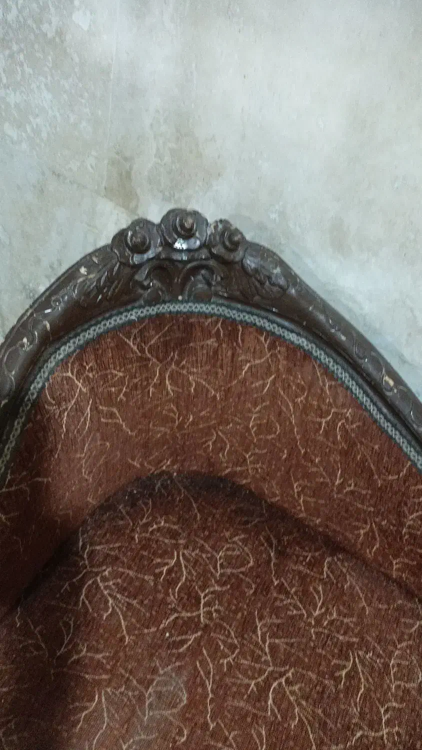 صندلی مبلی و میز تلفن چوبی|میز تلفن|جهرم, |دیوار