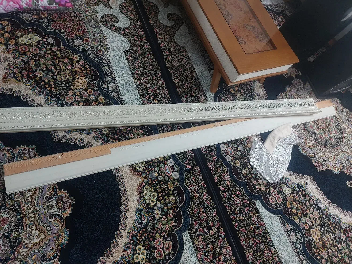 قاب پرده چوبی صدفی|پرده، رانر، رومیزی|شاهدشهر, |دیوار