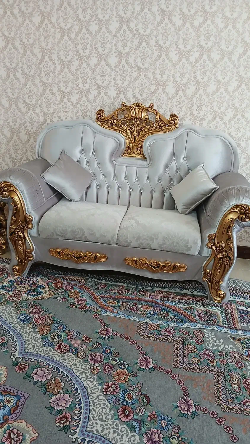 مبلمان نمیه استیل سلطنتی شیک|مبلمان خانگی و میز عسلی|مشهد, شهرک ابوذر|دیوار