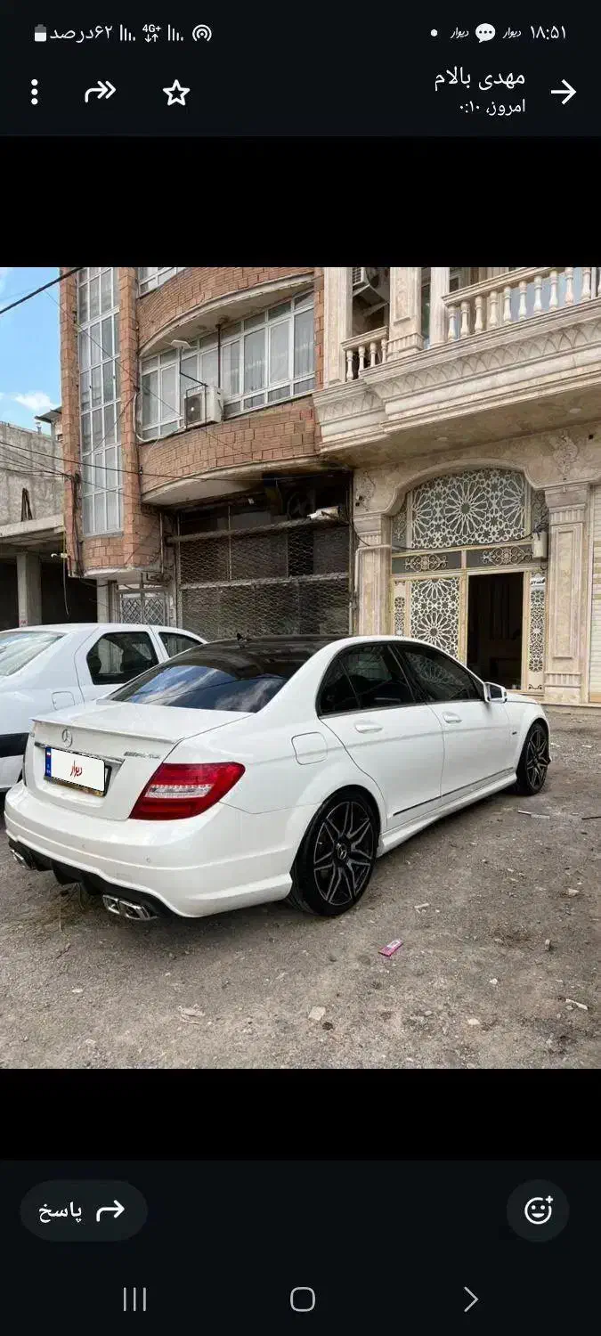 بنز C200  مدل 2012  بدون رنگ  فروش فوری|خودرو سواری و وانت|تهران, تجریش|دیوار