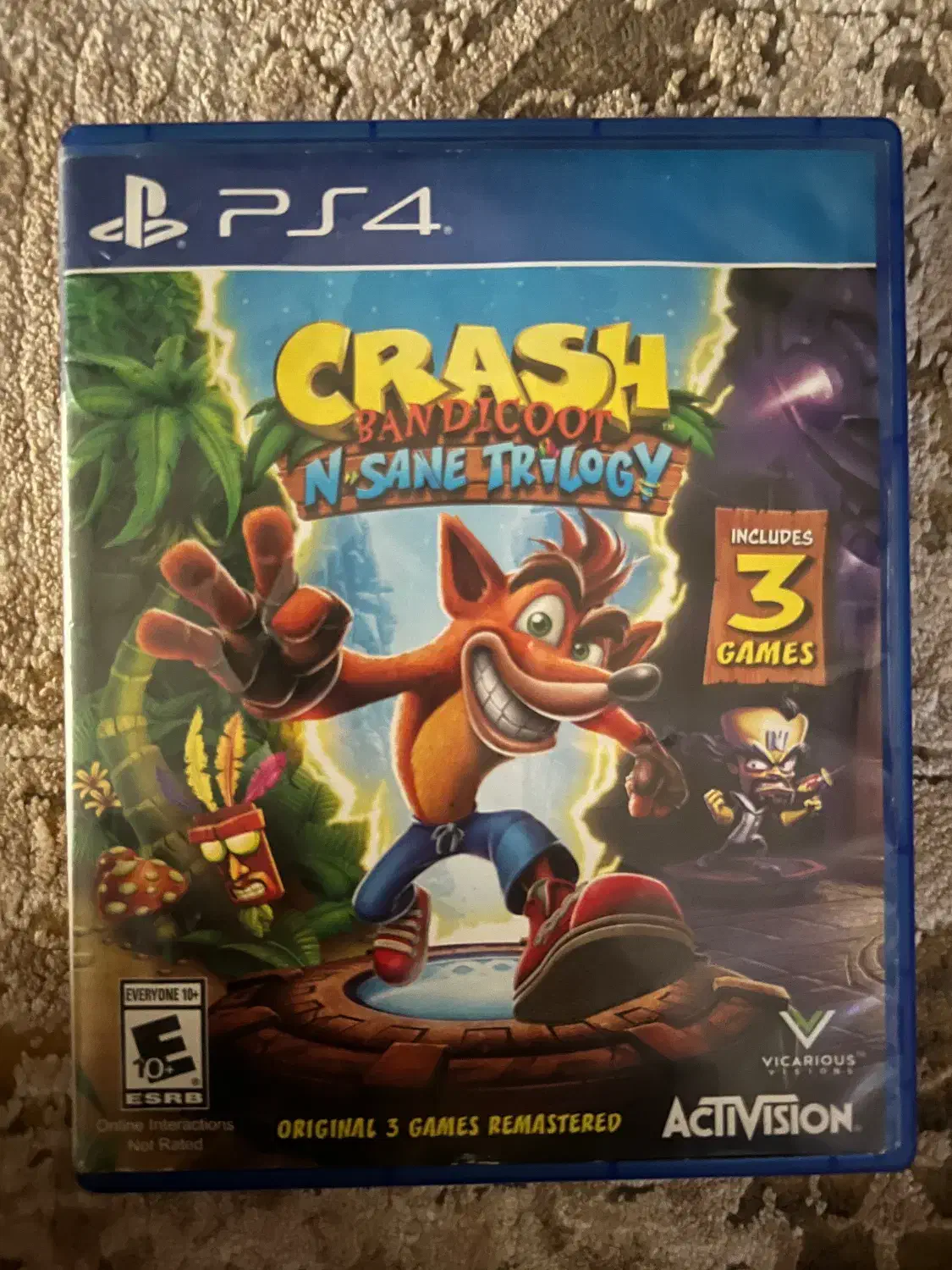ps4 دیسک بازی crash bandicoot3|کنسول، بازی ویدئویی و آنلاین|هشتگرد, هشتگرد قدیم|دیوار