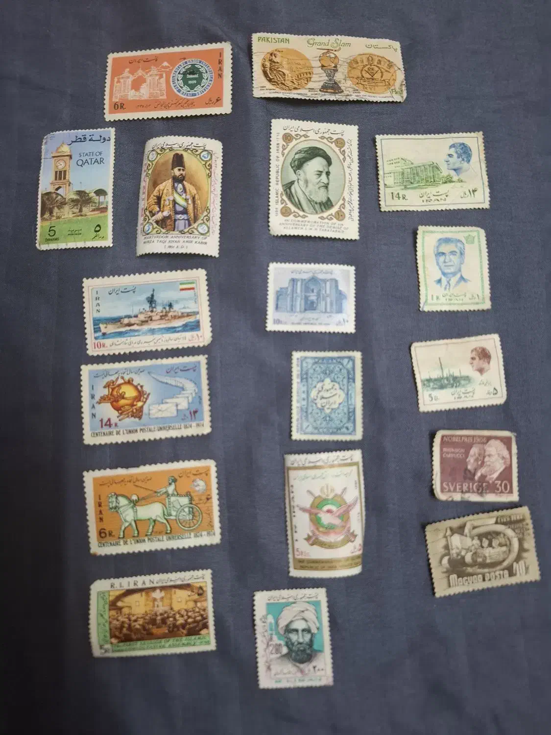 تمبر قدیمی ایرانی و خارجی|کلکسیون سکه، تمبر، اسکناس|تهران, جوادیه|دیوار