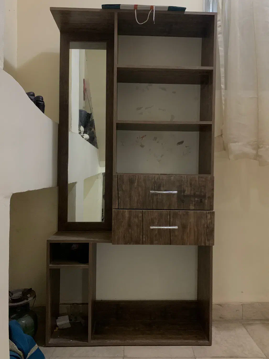 کمد و آینه قدی|جاکفشی، کمد، دراور|آمل, |دیوار