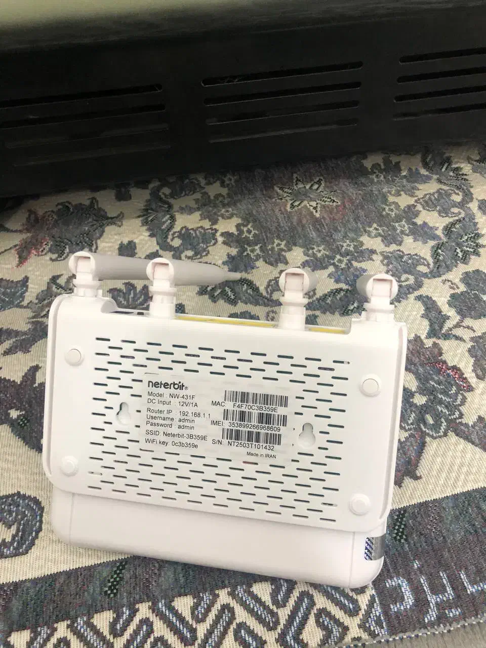 مودم سیمکارت خور همراه اول مدل NW-431F|مودم و تجهیزات شبکه|سردشت, |دیوار