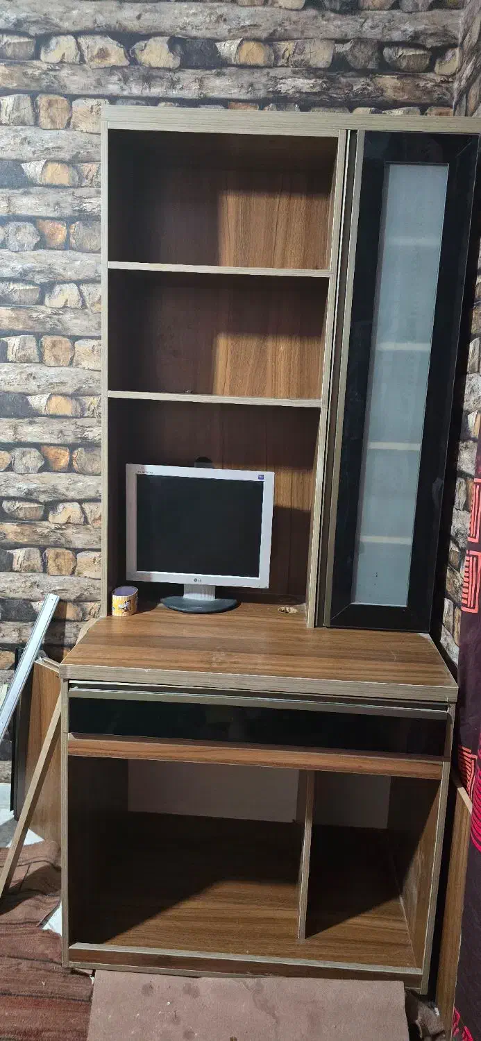 کتابخانه|کتابخانه، شلف، قفسه‌های دیواری|تهران, جنت‌آباد جنوبی|دیوار