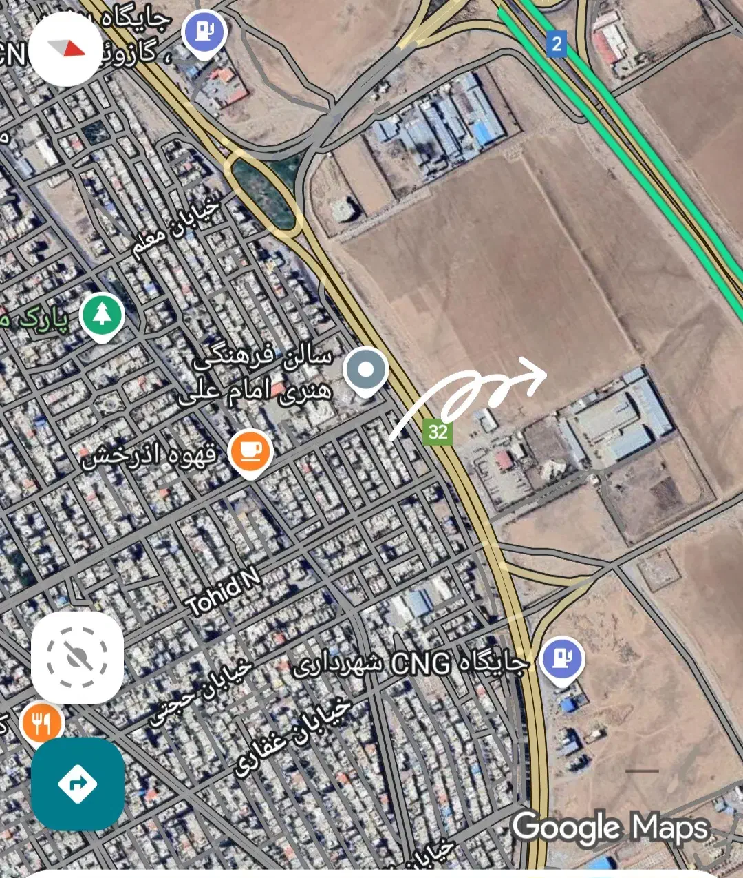 جنب کارخانه یخ|فروش زمین و ملک کلنگی|تاکستان, |دیوار