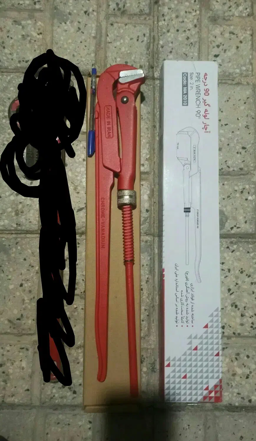 آچار شلاقی اچار لوله گیر 2 اینچ|ابزارآلات|مشهد, امیر المومنین|دیوار