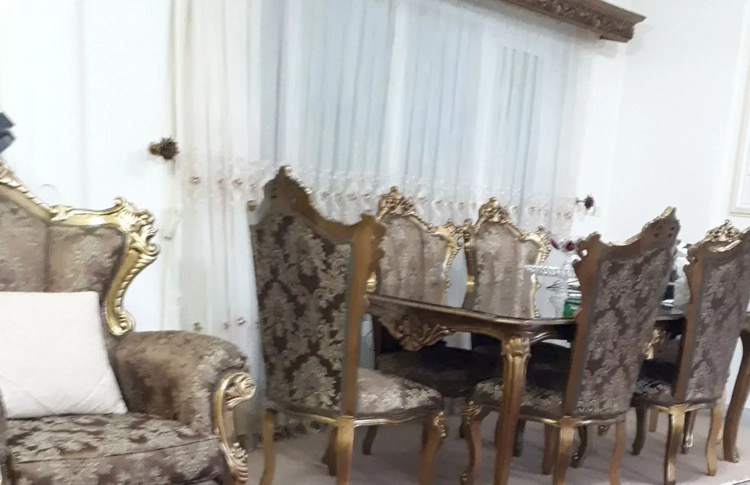 مبل ومیز نهار خوری ۸ نفره|مبلمان خانگی و میز عسلی|آستانه اشرفیه, |دیوار