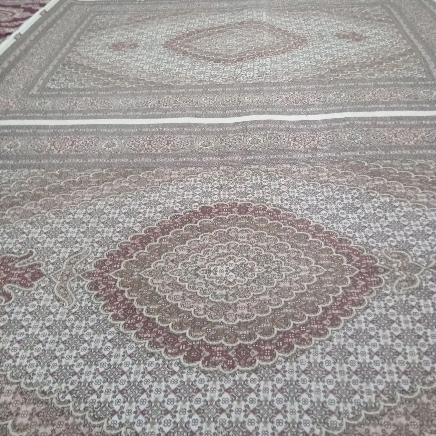 فرش دستباف جفت ۶متری|فرش|خوی, |دیوار