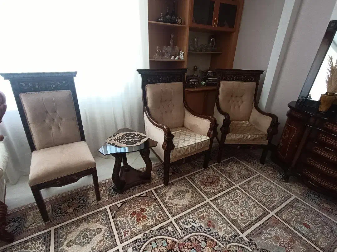 مبلمان سلطنتی ۹ نفره|مبلمان خانگی و میز عسلی|بیرجند, |دیوار