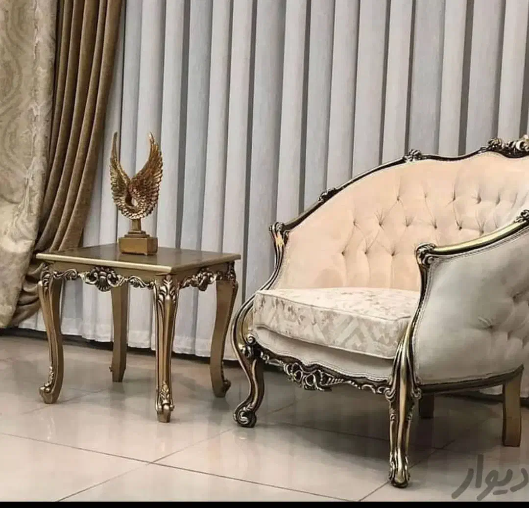 مبل زمرد چوب راش|مبلمان خانگی و میز عسلی|شوشتر, |دیوار