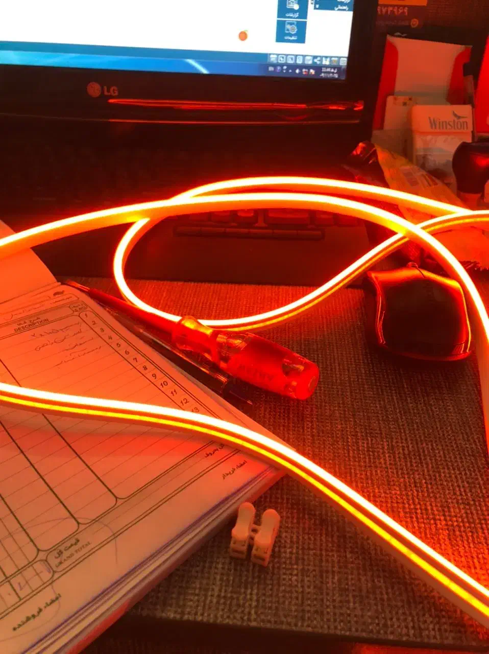 نئون فلکسی LED با تنوع رنگ و ولتاژ|ریسه و چراغ تزئینی|قم, وادی السلام|دیوار
