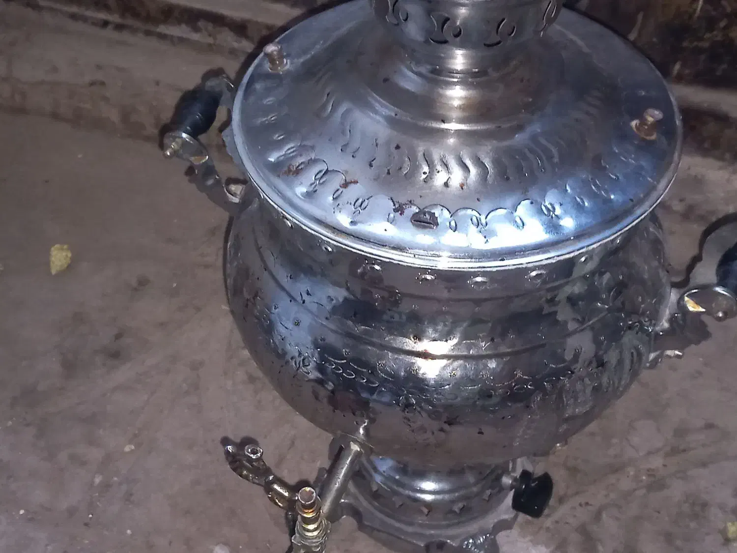 سماور کار کرده ۸لیتری سنگین|سماور، چای‌ساز، قهوه‌ساز|پاکدشت, پاکدشت (مامازند)|دیوار
