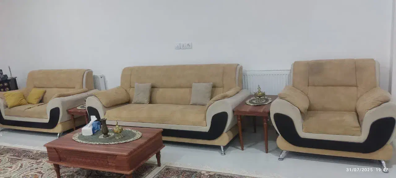 مبل ۷نفره|مبلمان خانگی و میز عسلی|بردسکن, |دیوار