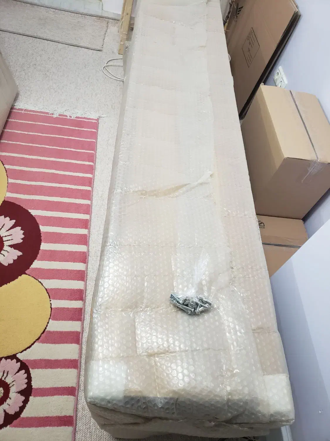 تختخواب چوبی شرکتی نو با کیفیت|تخت و سرویس خواب|قم, صفاشهر|دیوار