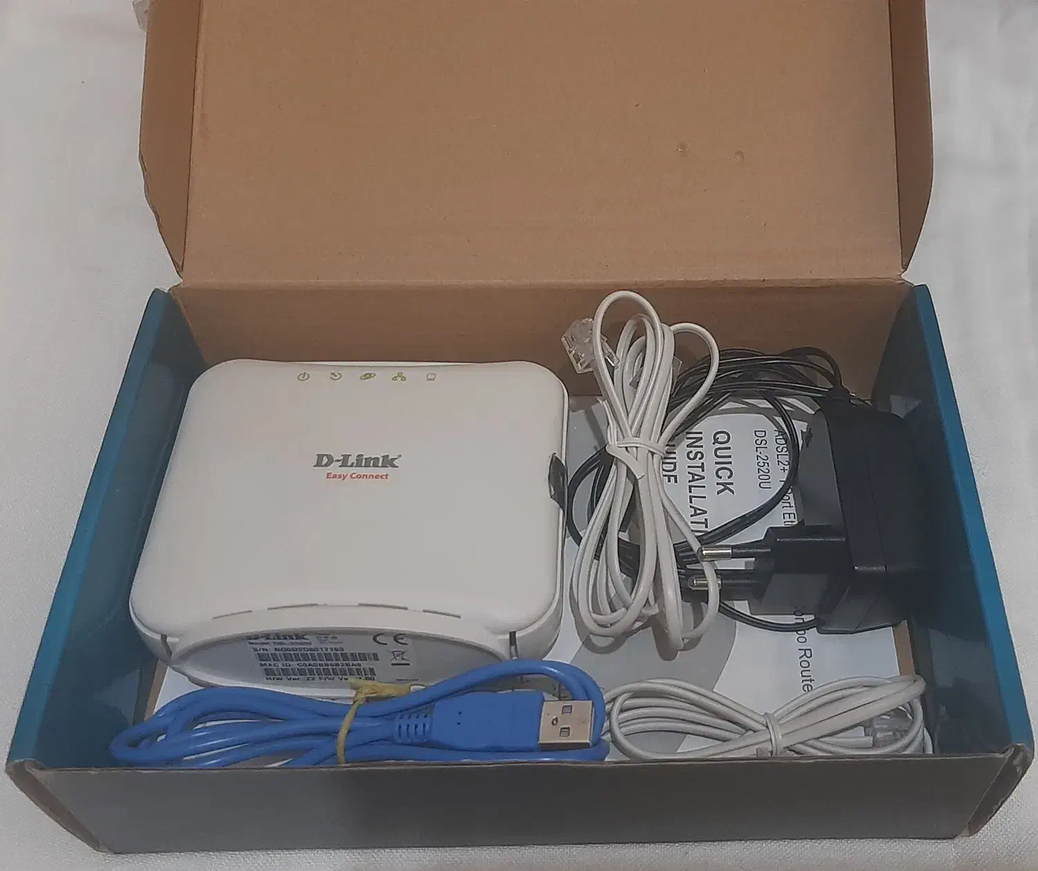 مودم با سیم دی لینک مدل DSL-2520U|مودم و تجهیزات شبکه|بابل, |دیوار