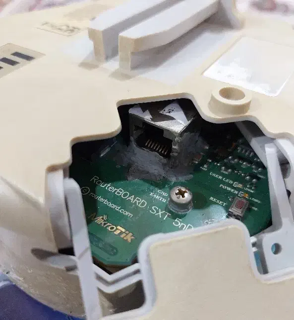 آنتن وایرلس MikroTik SXT Lite5|مودم و تجهیزات شبکه|خورموج, |دیوار