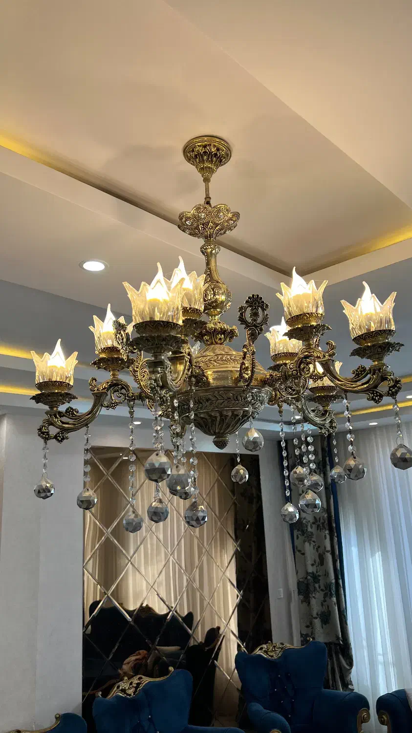 لوستر|لوستر و چراغ آویز|نیشابور, کوی فرهنگیان|دیوار