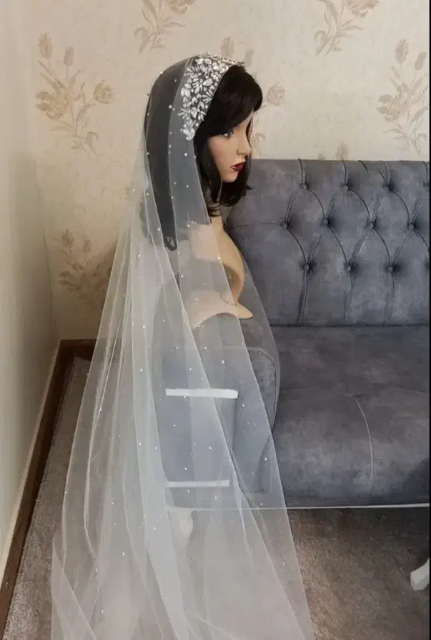 تور عروس و دستکش عروس|لباس|قم, پردیسان|دیوار